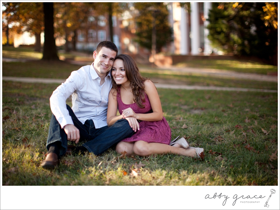 University of Maryland College Park engagement session