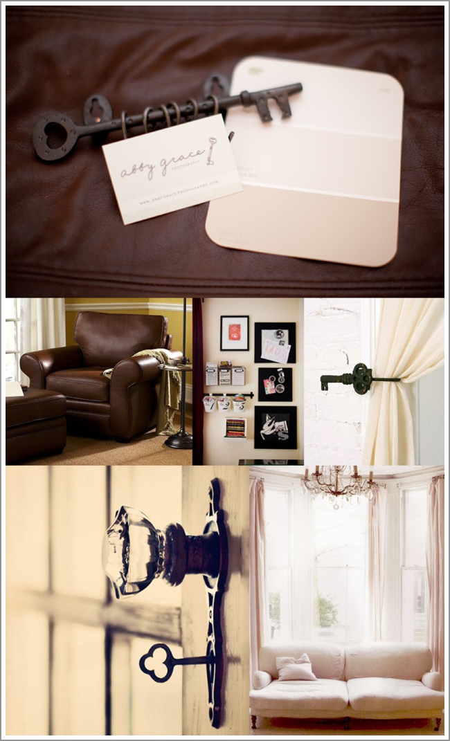 ivory blush brown office inspiration