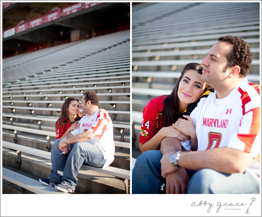 University of Maryland College Park Terapins engagement session