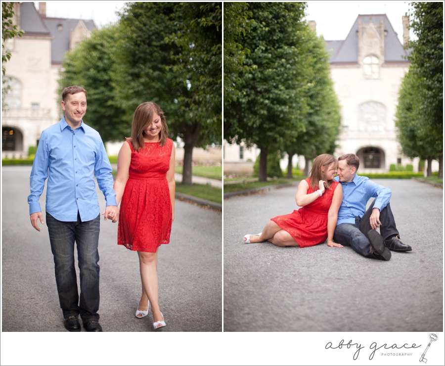 Ochre Court Newport Rhode Island engagement session