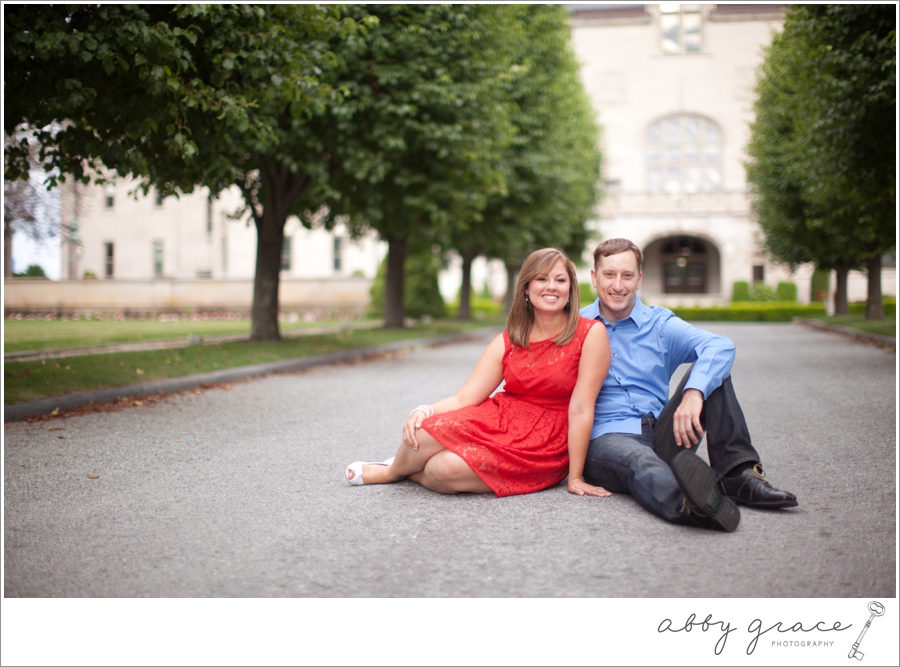 Ochre Court Newport Rhode Island engagement session