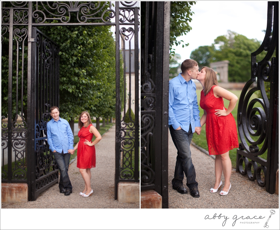 Ochre Court Newport Rhode Island engagement session