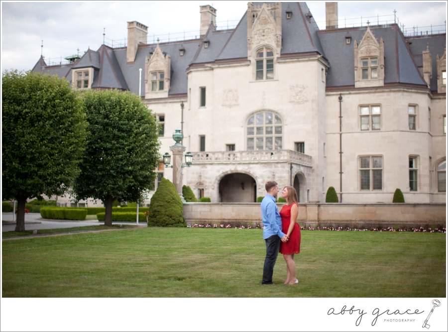 Ochre Court Newport Rhode Island engagement session