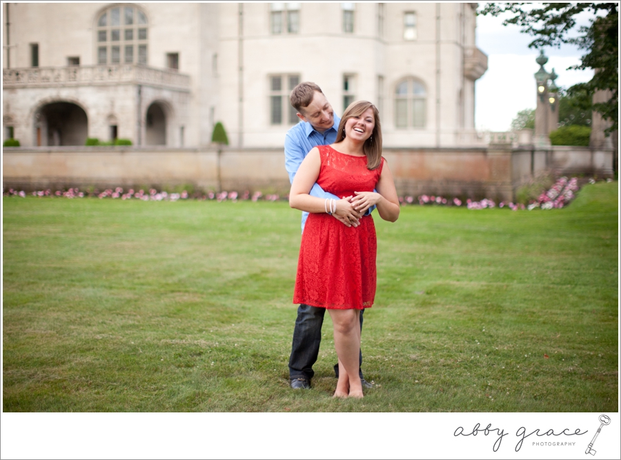 Ochre Court Newport Rhode Island engagement session