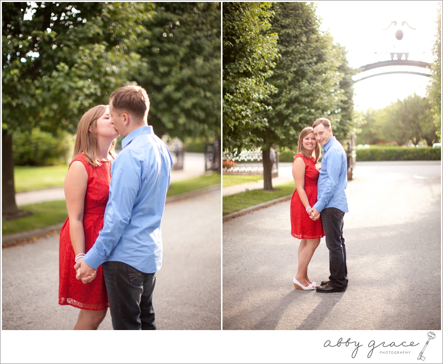 Ochre Court Newport Rhode Island engagement photographer