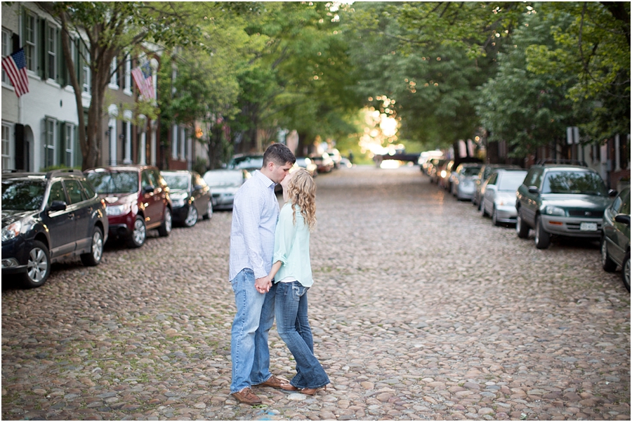 Old Town Alexandria engagement session- Abby Grace Photography