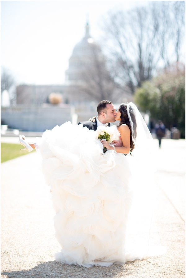 Washington DC wedding cherry blossoms- Abby Grace Photography