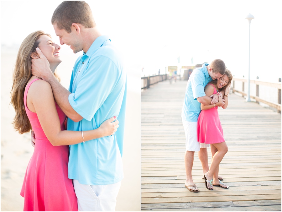 Ocean City engagement session- Abby Grace Photography