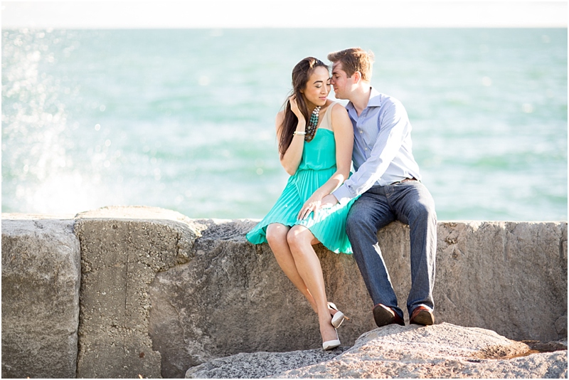 Chicago engagement session- Abby Grace Photography