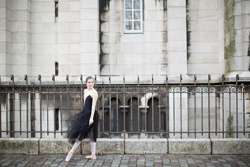 Paris ballerina session at Sacré-Coeur Basilica in Montmartre- Abby Grace Photography