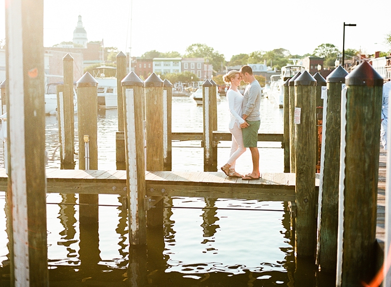Annapolis anniversary session on film- Abby Grace Photography