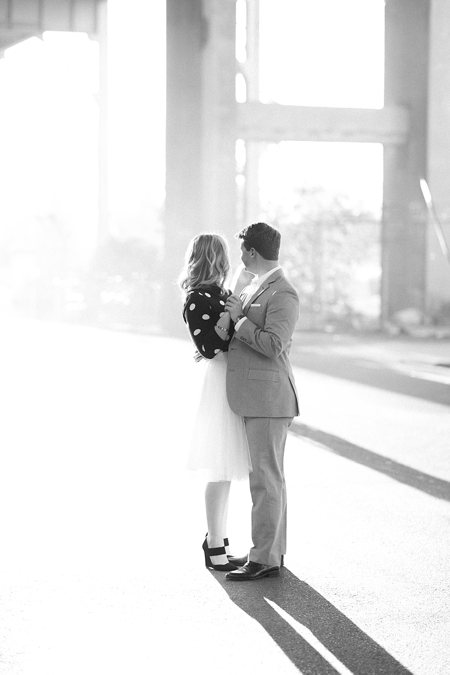 Chic Georgetown engagement session with tulle skirt- Abby Grace Photography