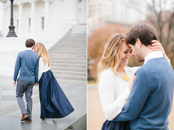 Fun, classic engagement session in Richmond- Abby Grace Photography