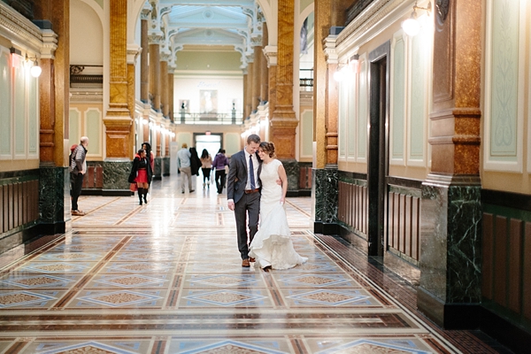 Washington DC wedding photographs at the National Portrait Gallery- Abby Grace Photography