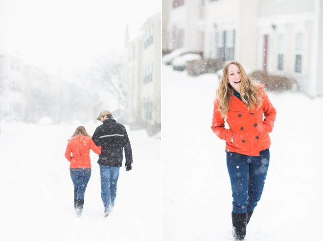 Virginia anniversary session in the snow- Abby Grace Photography