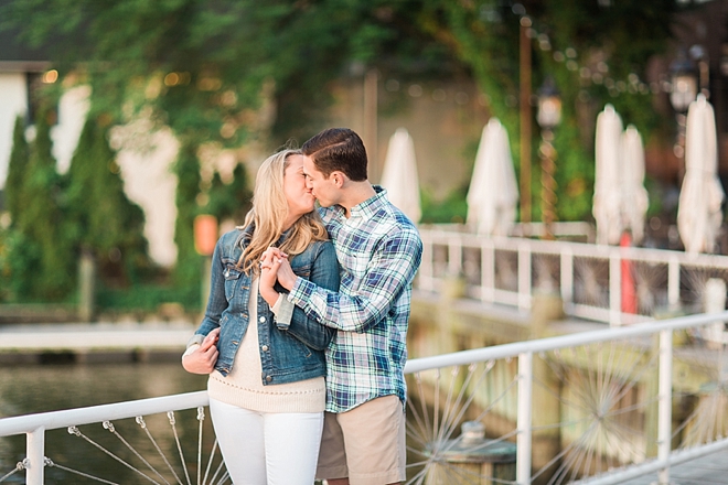 sunrise engagement session in Old Town Alexandria- Abby Grace Photography