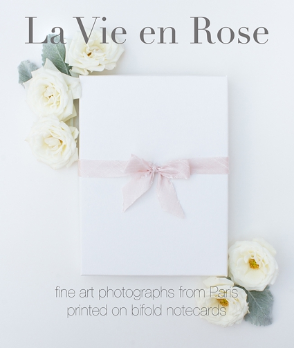 Travel fine art notecards | La Vie en Rose by Abby Grace