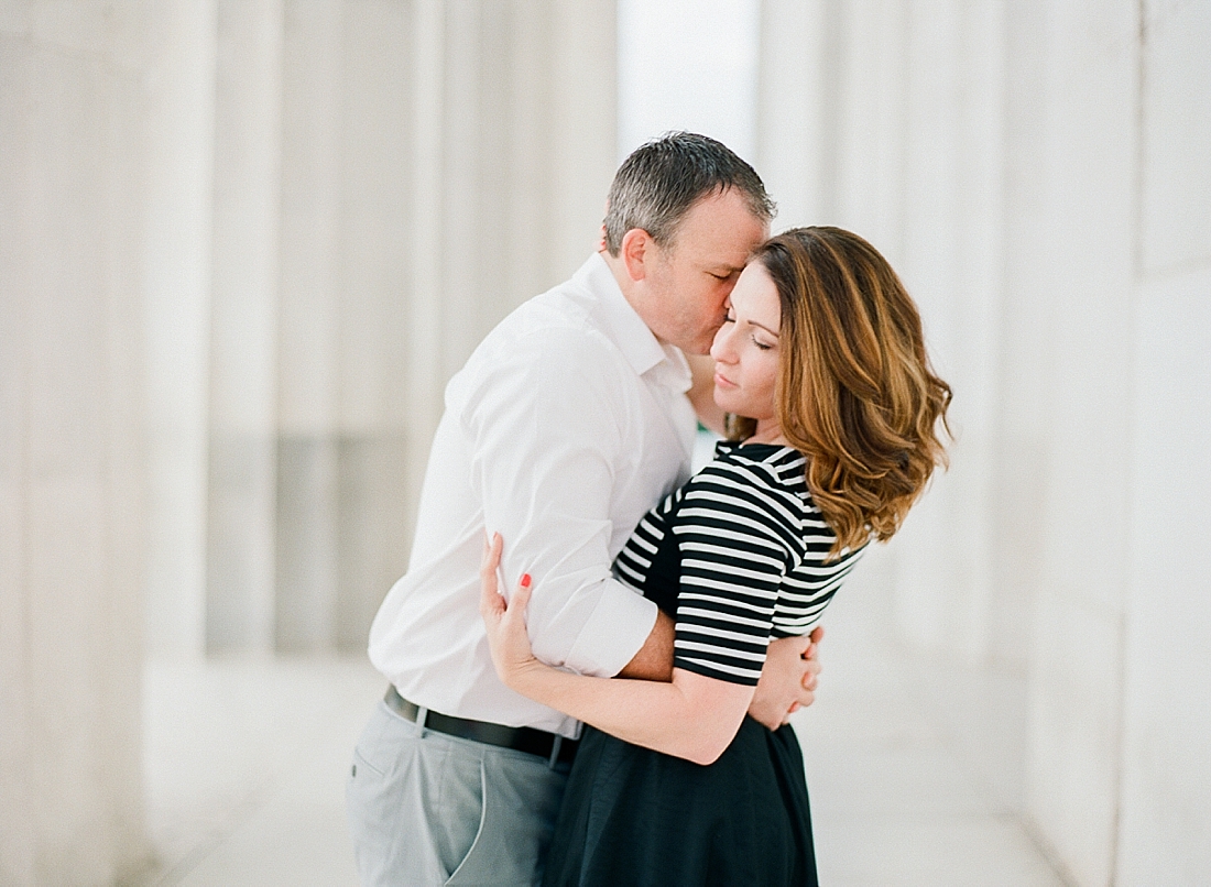 Washington DC Anniversary Session at the Lincoln Memorial | Abby Grace Photography