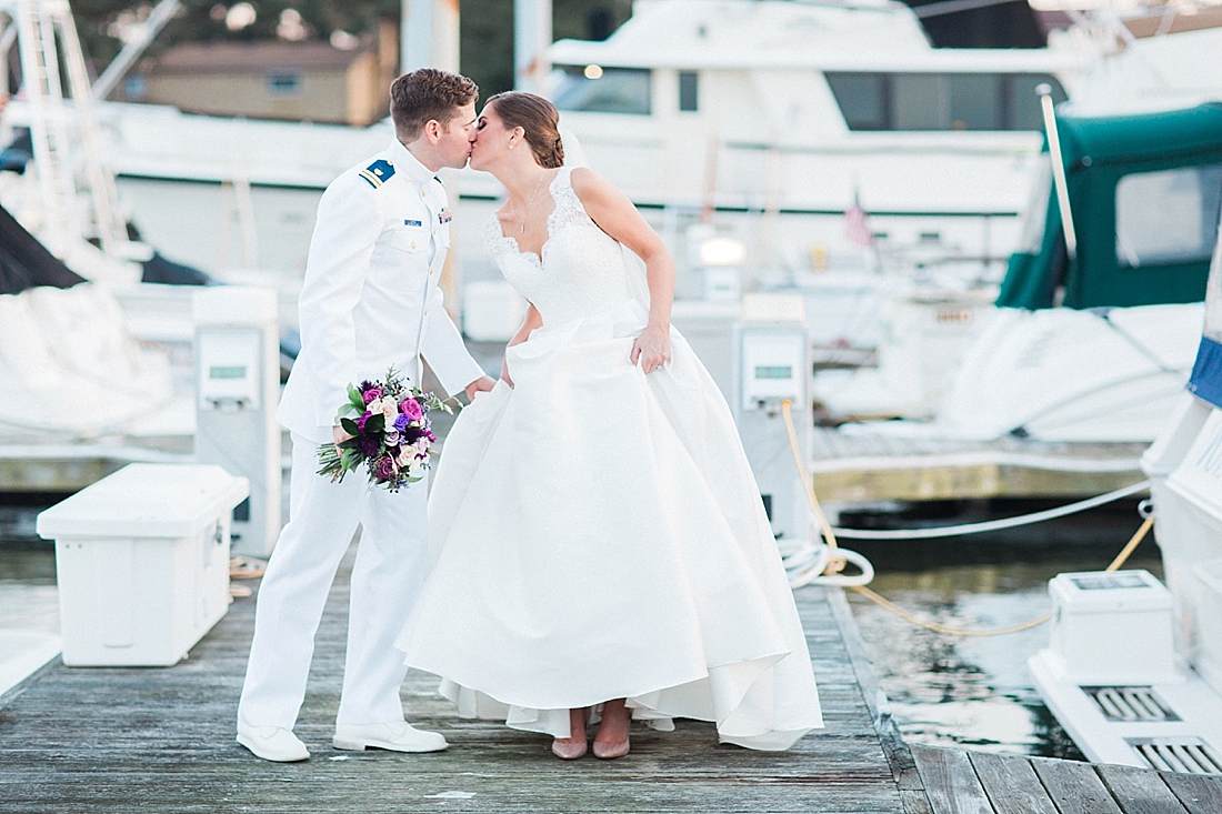 Virginia Coast Guard wedding | Abby Grace Photography