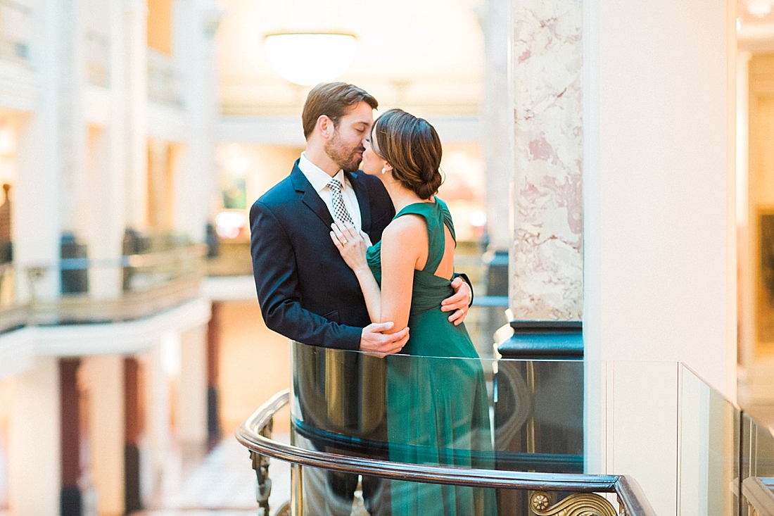 Washington DC anniversary session at the National Portrait Gallery | Abby Grace Photography