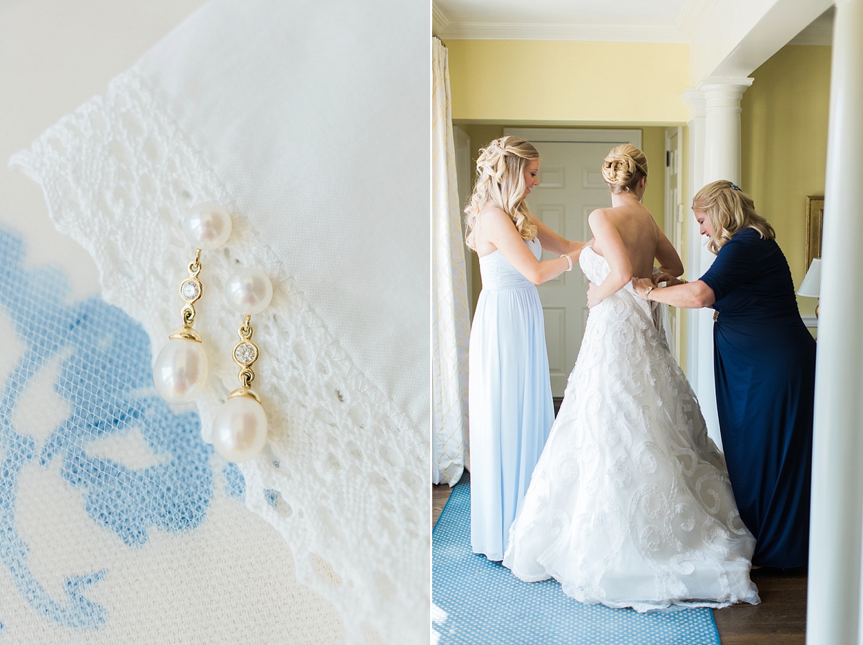 Oscar de la Renta appliquéd wedding gown | Abby Grace