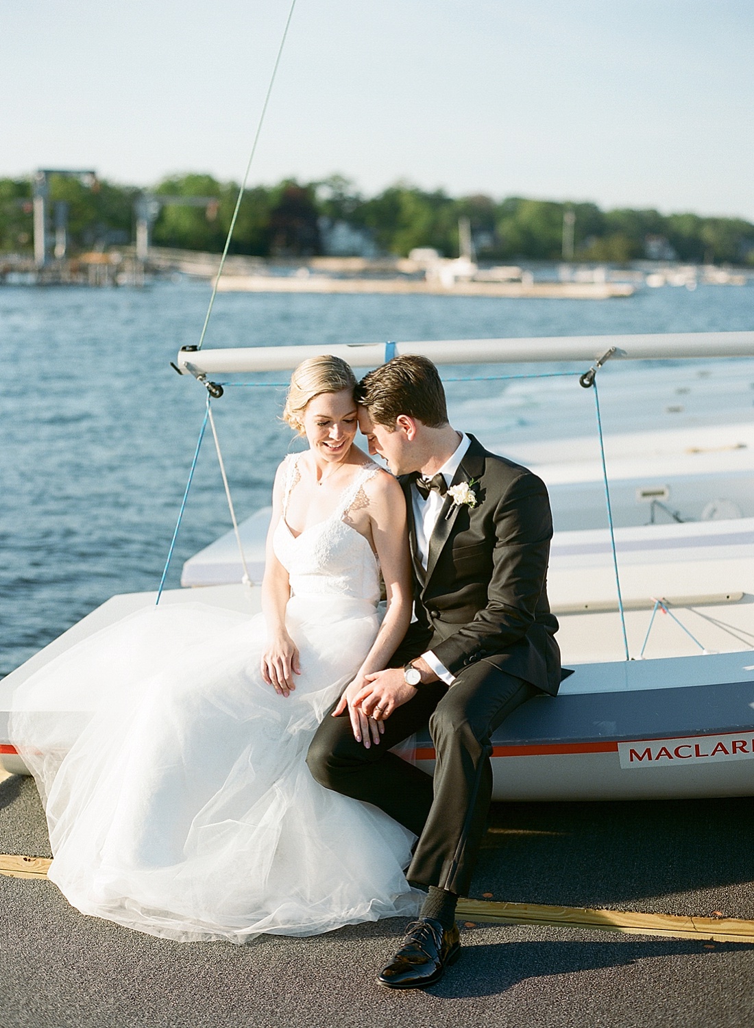 Larchmont Yacht Club, New York wedding | Abby Grace Photography