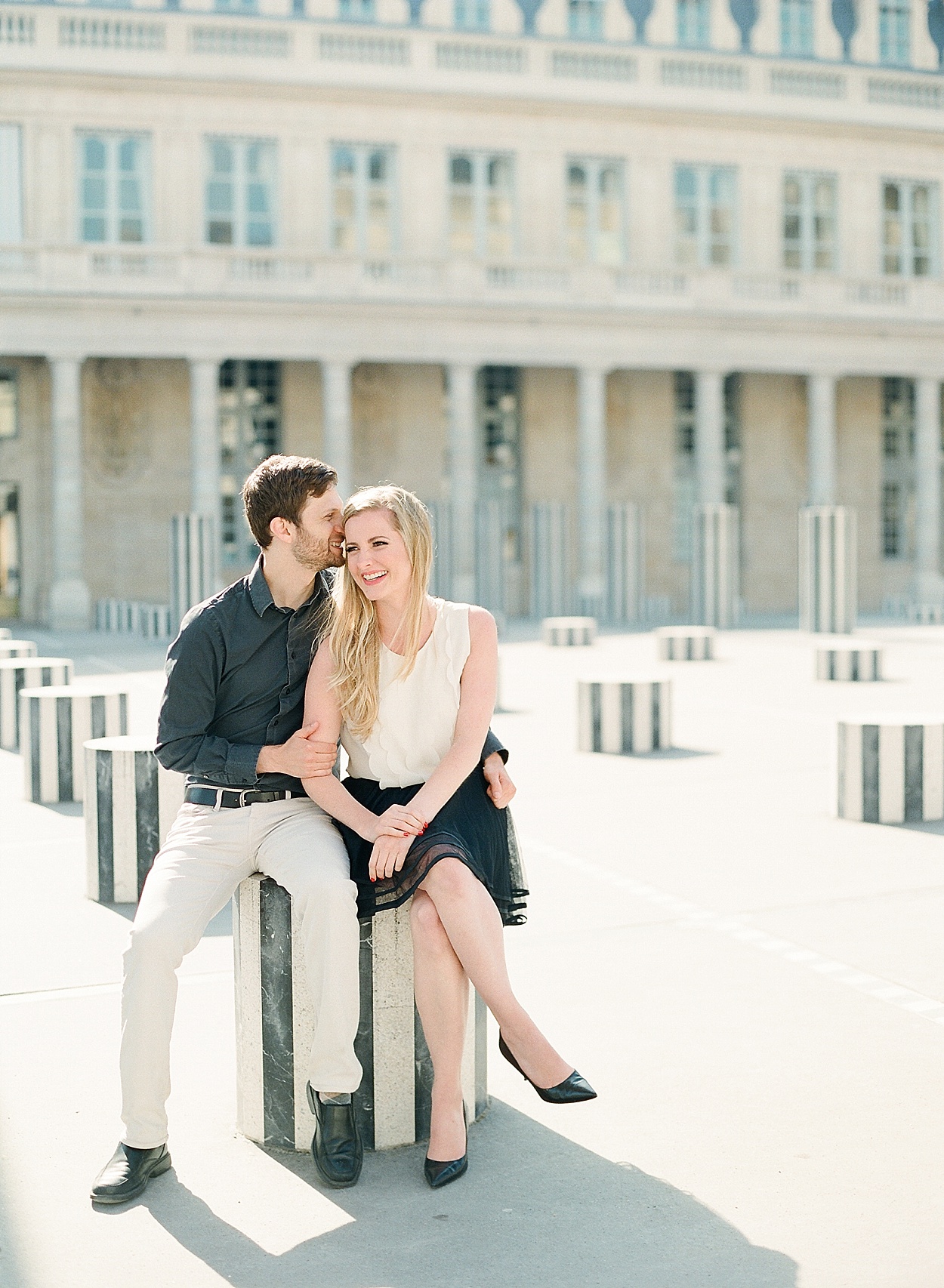 romantic Paris, France portraits at Palais-Royal | Abby Grace Photography