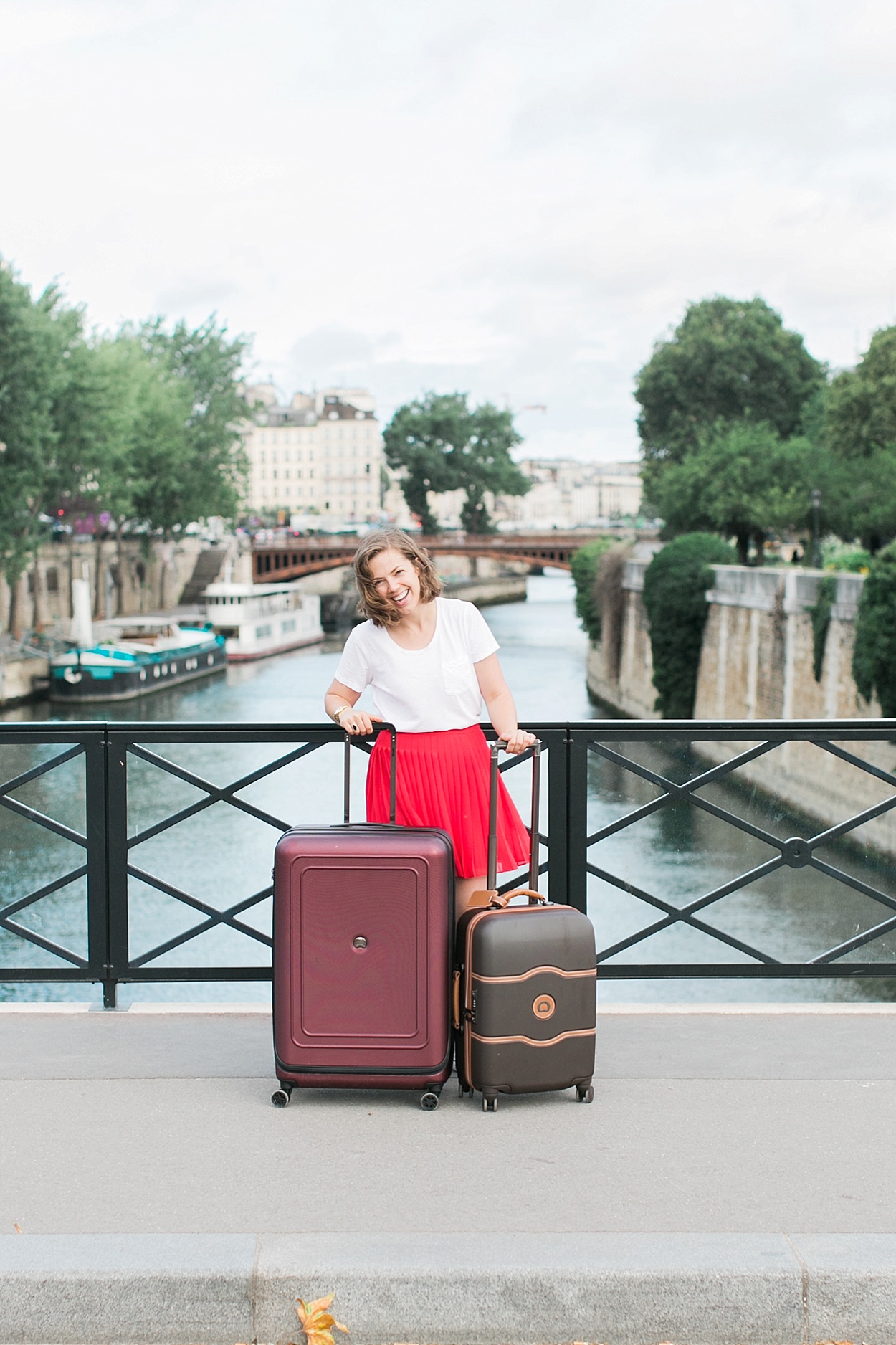 Delsey luggage in Paris | Châtelet Hard+& Cruise Lite Hardside | Abby Grace