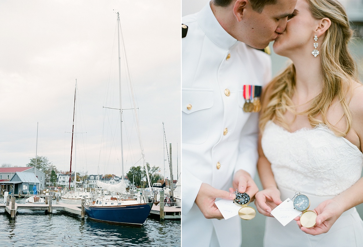 USNA & Chesapeake Bay Maritime Museum wedding | Abby Grace Photography