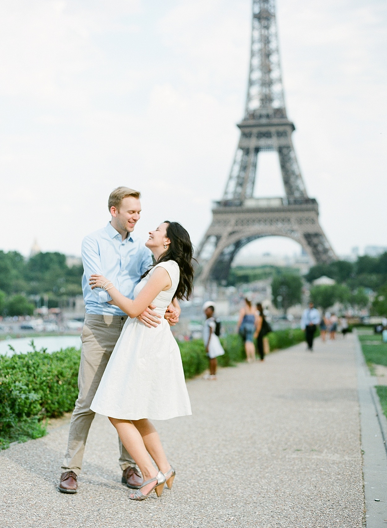 Paris anniversary engagement photos | Abby Grace Photography