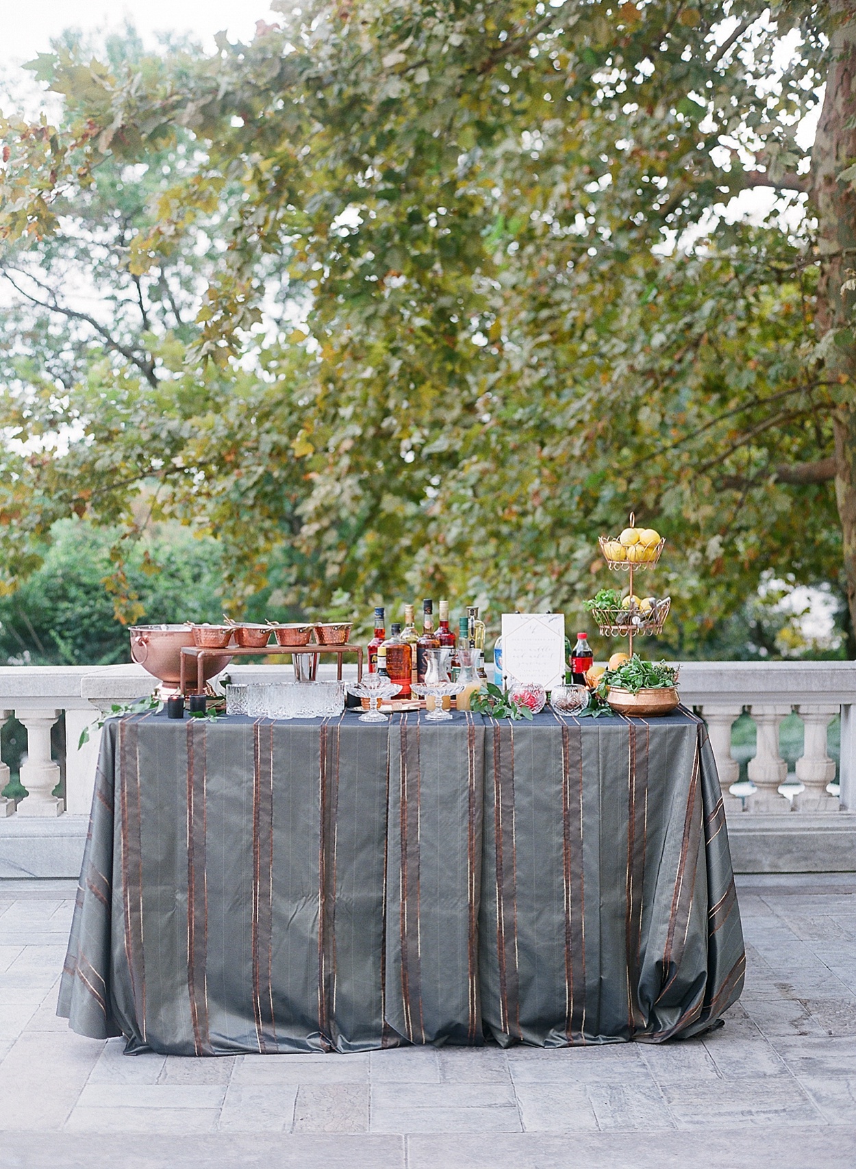 Himalayan salt, copper & marble wedding at DC's DAR | photograph by Abby Grace