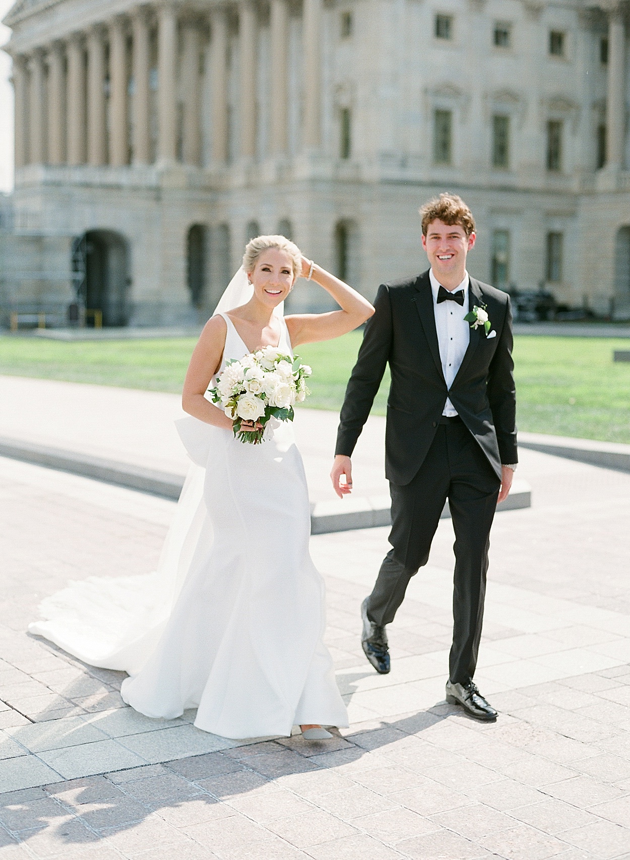 DC wedding portraits at the US Capitol | Abby Grace Photography