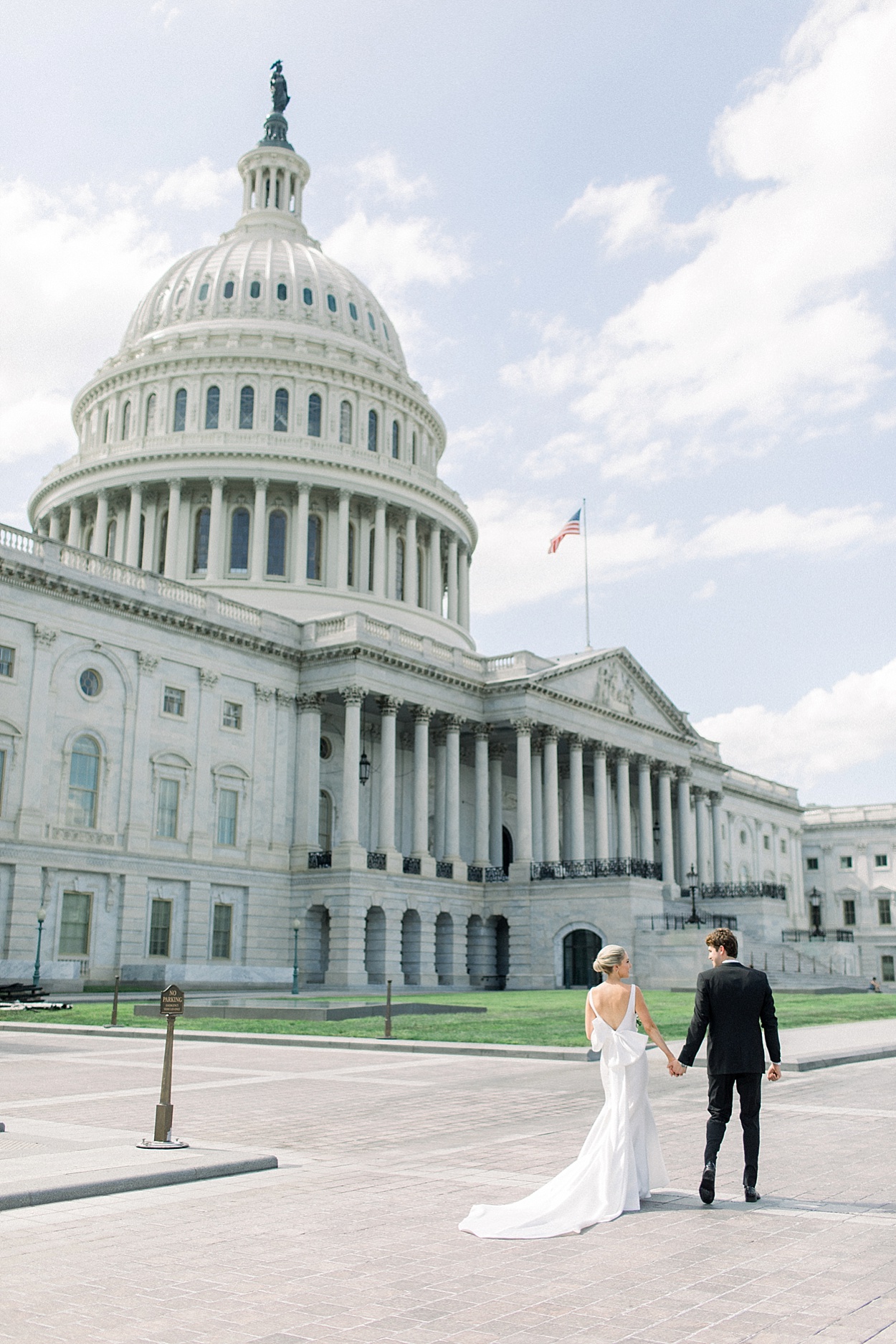 DC wedding portraits at the US Capitol | Abby Grace Photography
