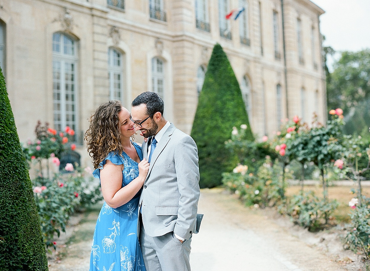 Musée Rodin anniversary portraits in Paris | Abby Grace Photography
