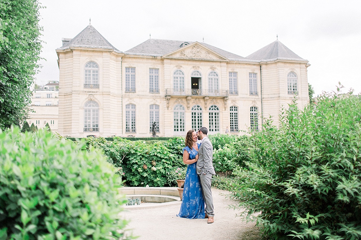 Musée Rodin anniversary portraits in Paris | Abby Grace Photography