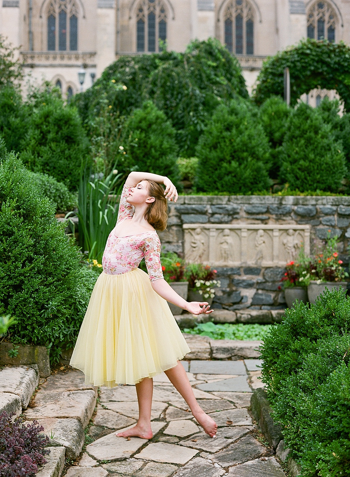 DC ballerina portraits at National Cathedral | Abby Grace