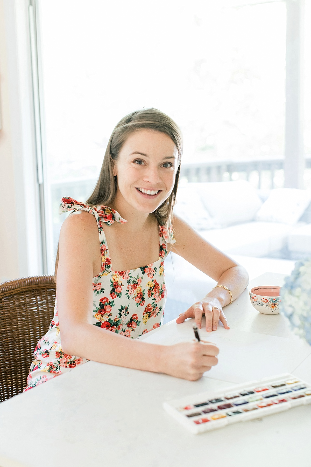 Northern Virginia brand shoot for watercolor illustrator Riley Sheehey | Abby Grace Photography