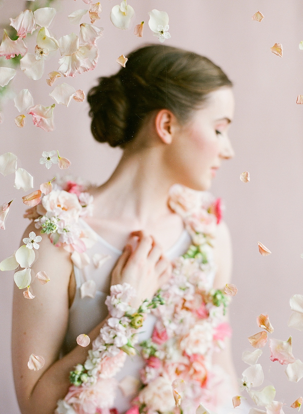 Fine art floral ballerina shoot | Abby Grace Photography