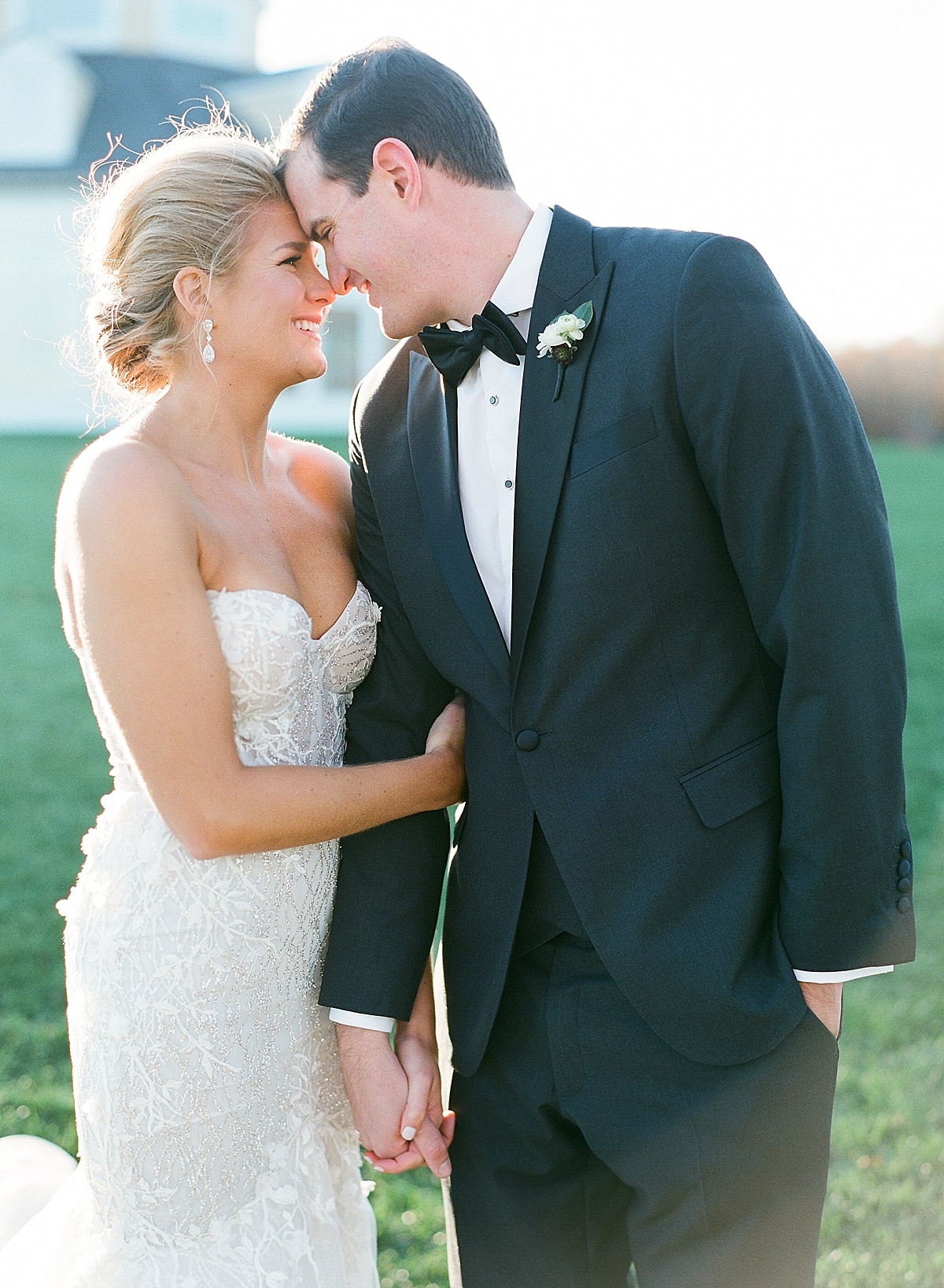 Edgy, geometric winter wedding at Salamander Resort in Middleburg, Virginia | Abby Grace Photography