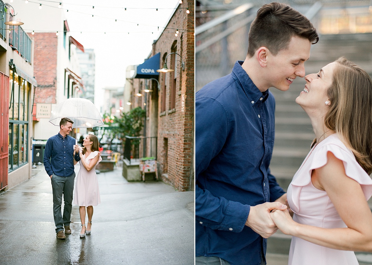 Downtown Seattle engagement session | Abby Grace Photography