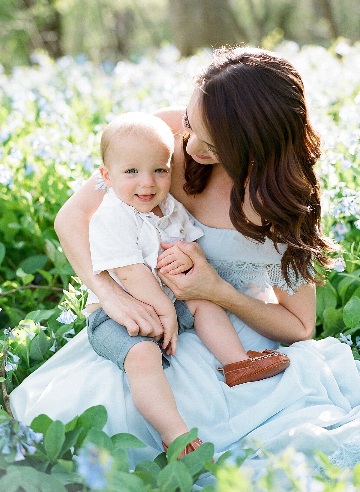 Bluebell portrait session | Abby Grace Photography