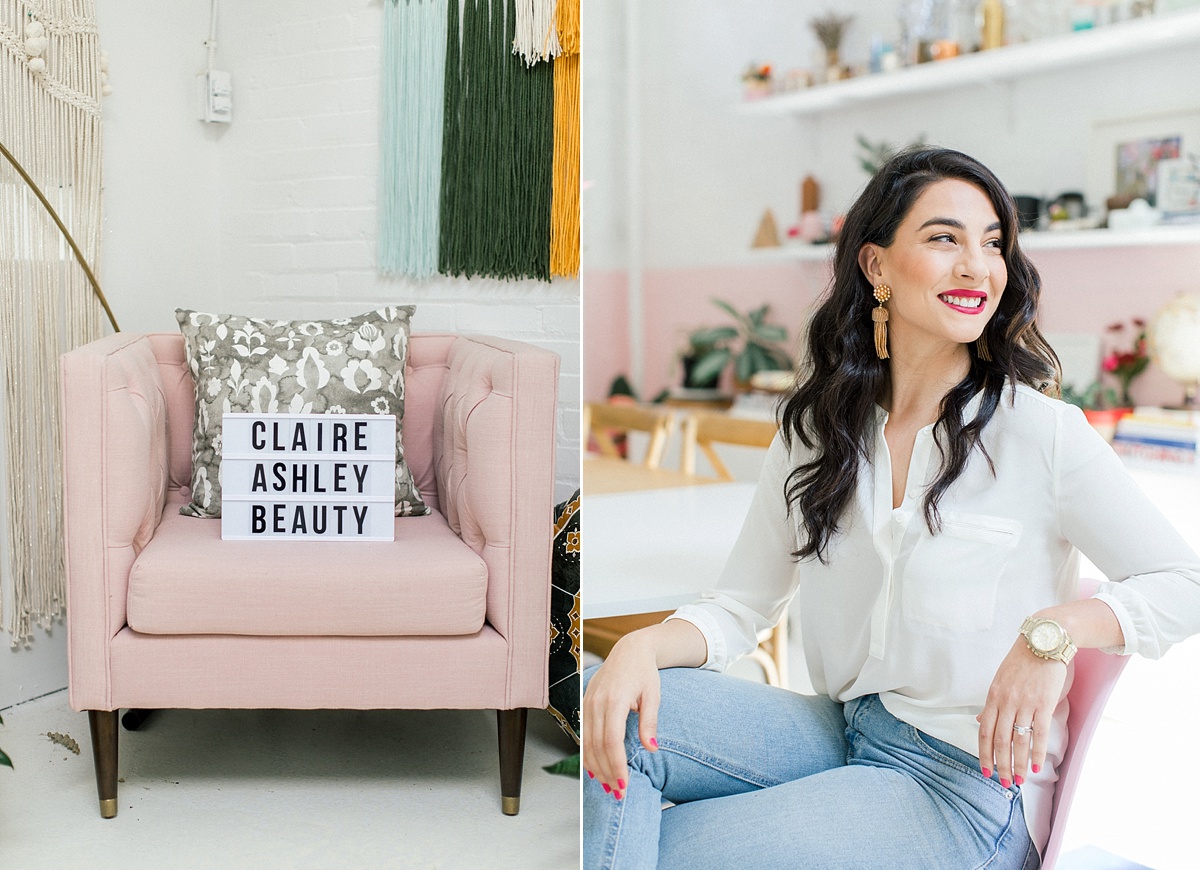 DC branding photos for Claire Ashley Beauty | Abby Grace Photography
