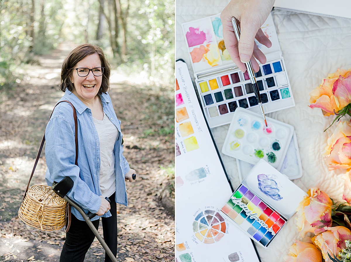 Brand shoot for artist & author D. Michele Perry in Middleburg, Florida | by Abby Grace Photography