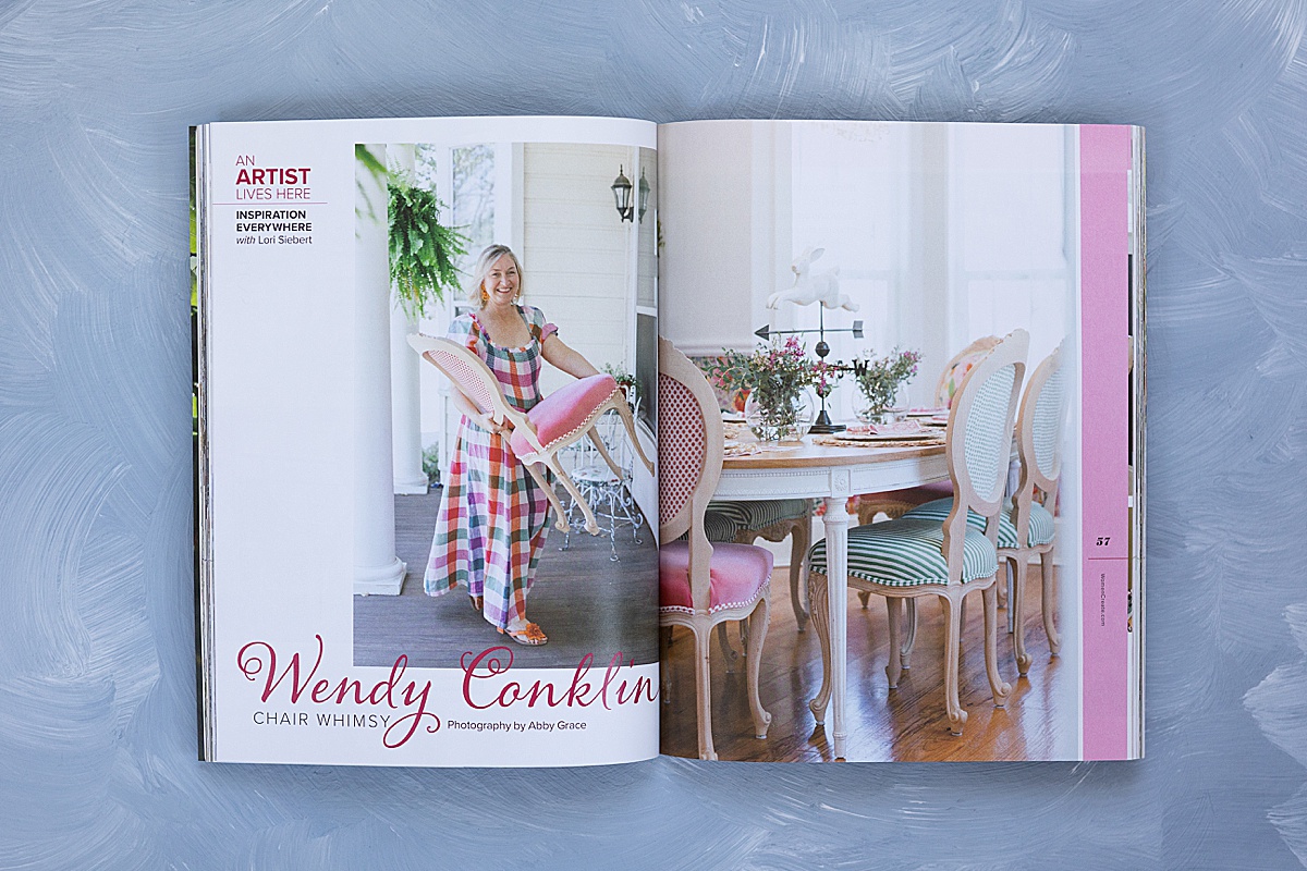 Chair Whimsy in Where Women Create Magazine | Photographs by Abby Grace