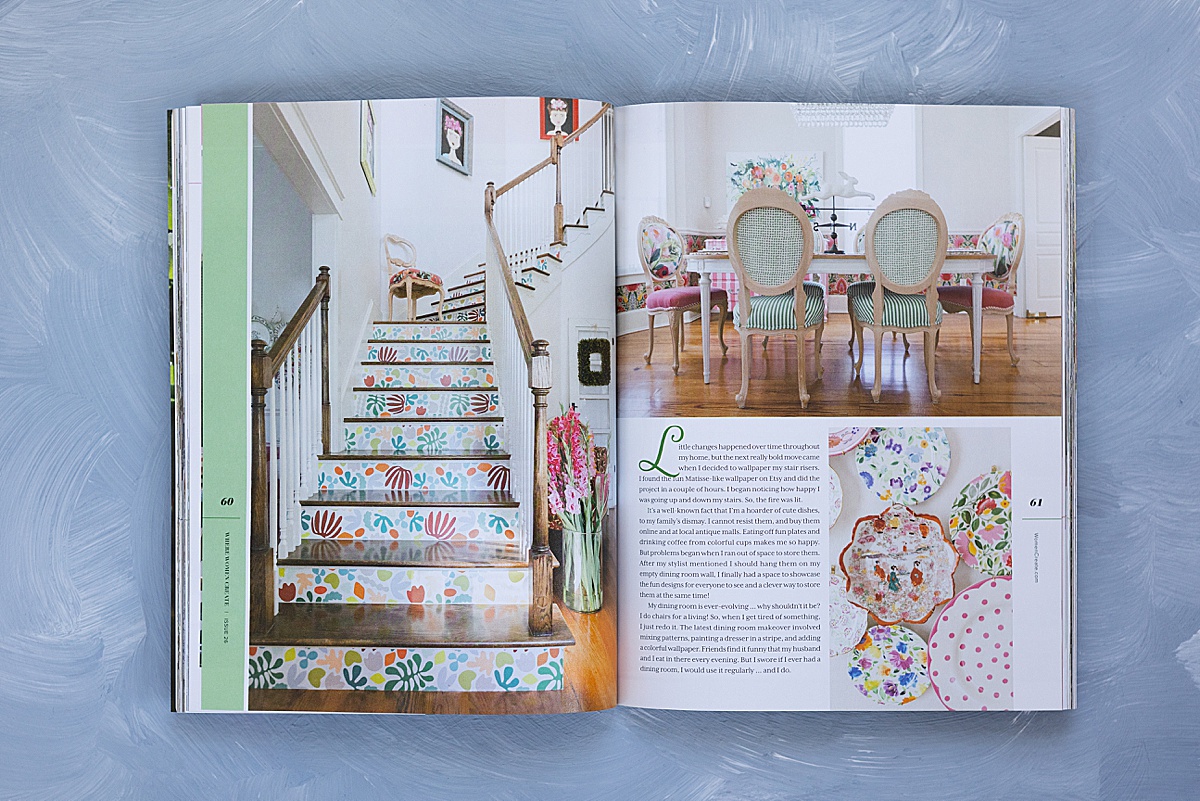 Chair Whimsy in Where Women Create Magazine | Photographs by Abby Grace
