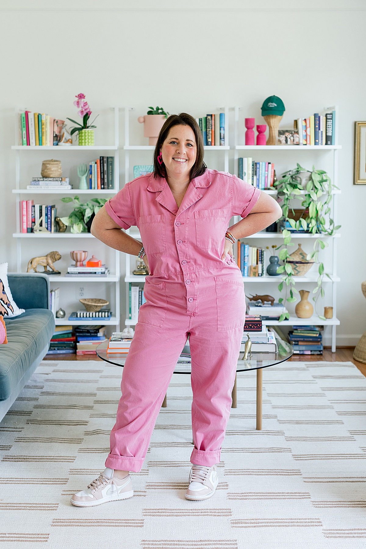 Bold & colorful brand shoot for brand & publication designer Wendy Wade of Weswen Design | Abby Grace Photography