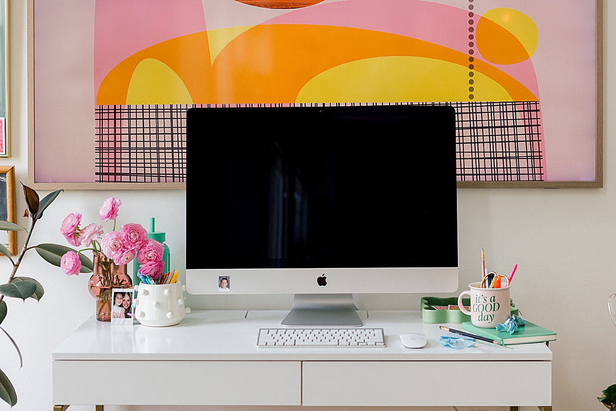 Bold & colorful brand shoot for brand & publication designer Wendy Wade of Weswen Design | Abby Grace Photography