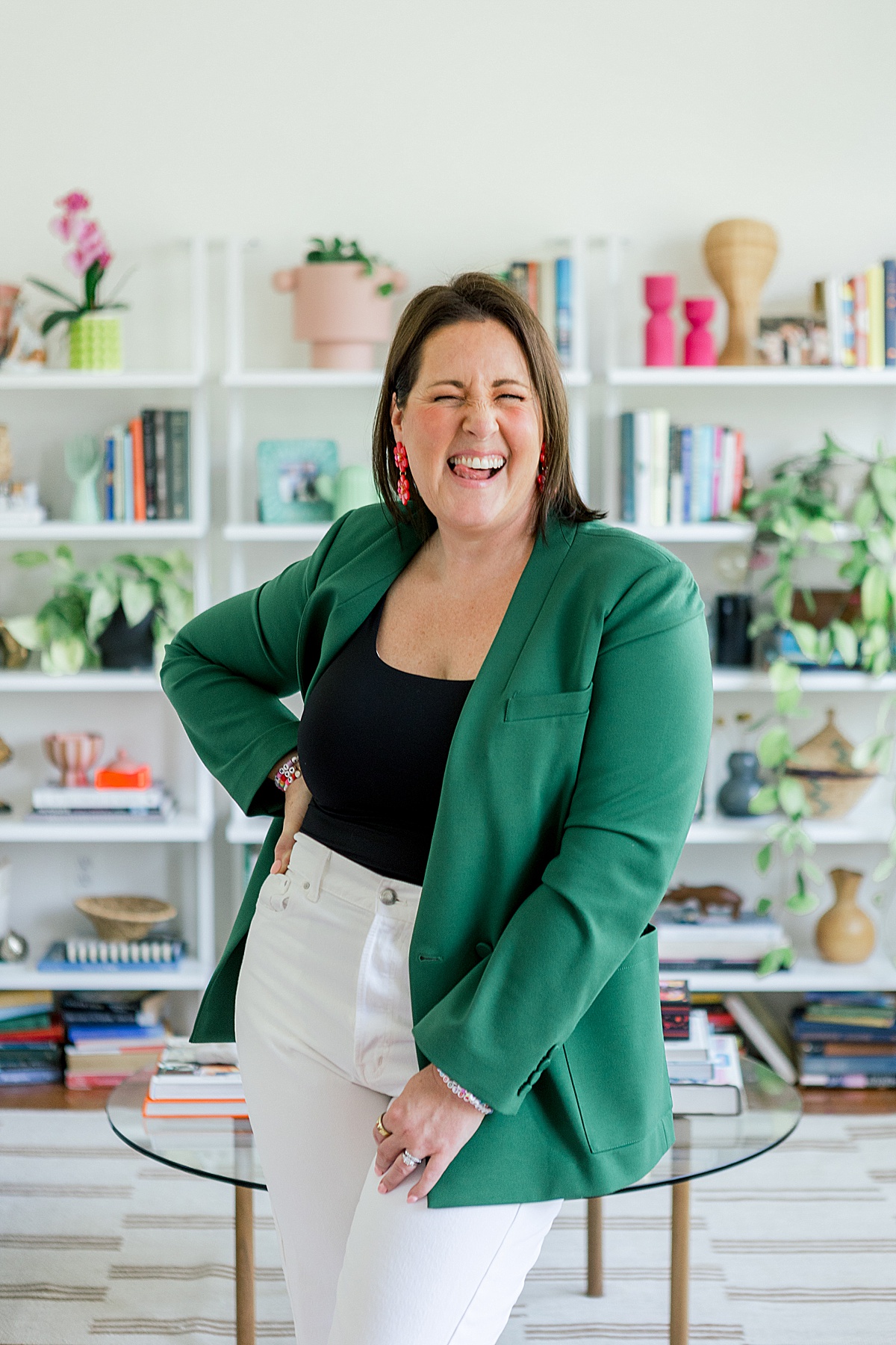 Bold & colorful brand shoot for brand & publication designer Wendy Wade of Weswen Design | Abby Grace Photography