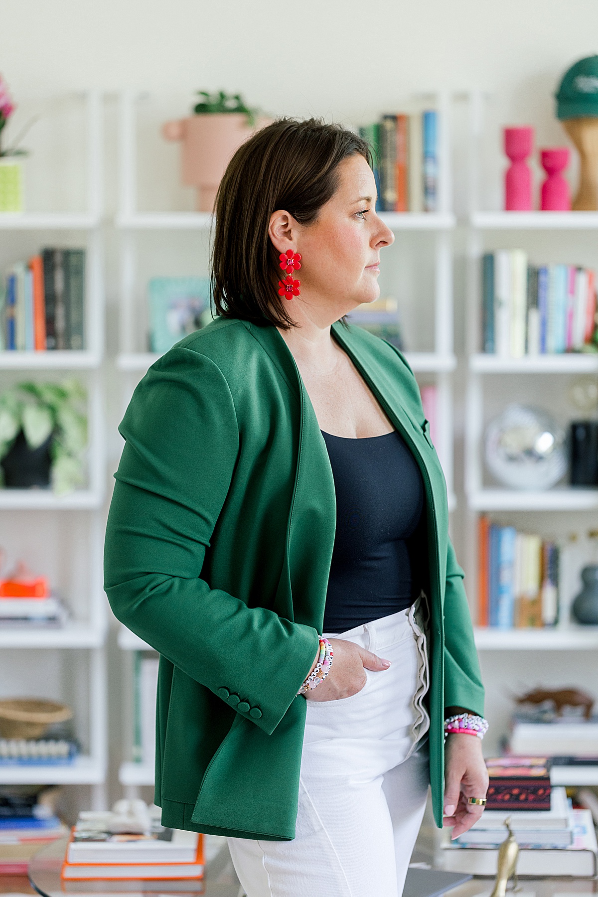 Bold & colorful brand shoot for brand & publication designer Wendy Wade of Weswen Design | Abby Grace Photography