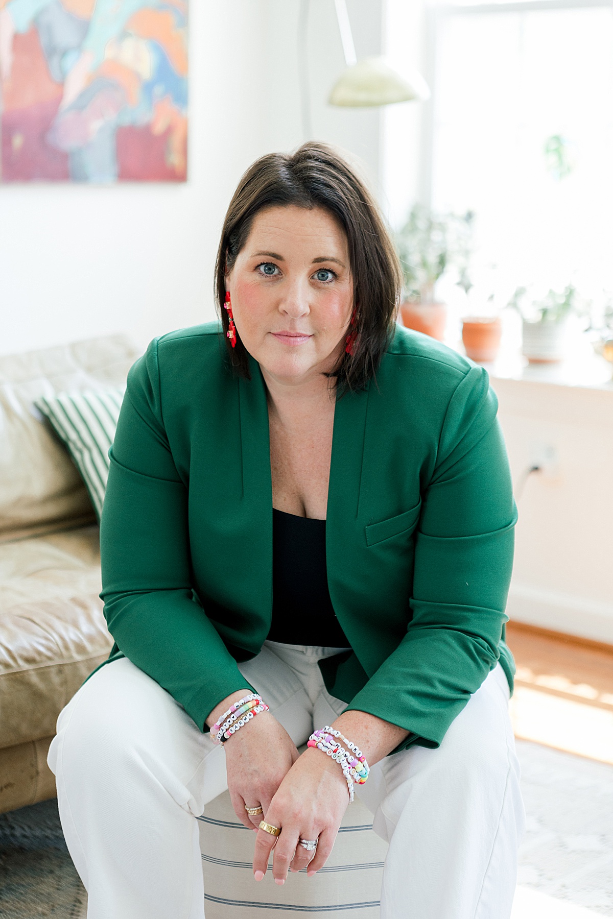 Bold & colorful brand shoot for brand & publication designer Wendy Wade of Weswen Design | Abby Grace Photography